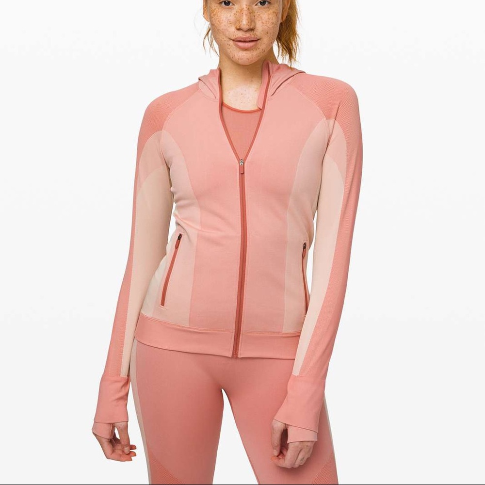 Lululemon ebb to train jacket size 6